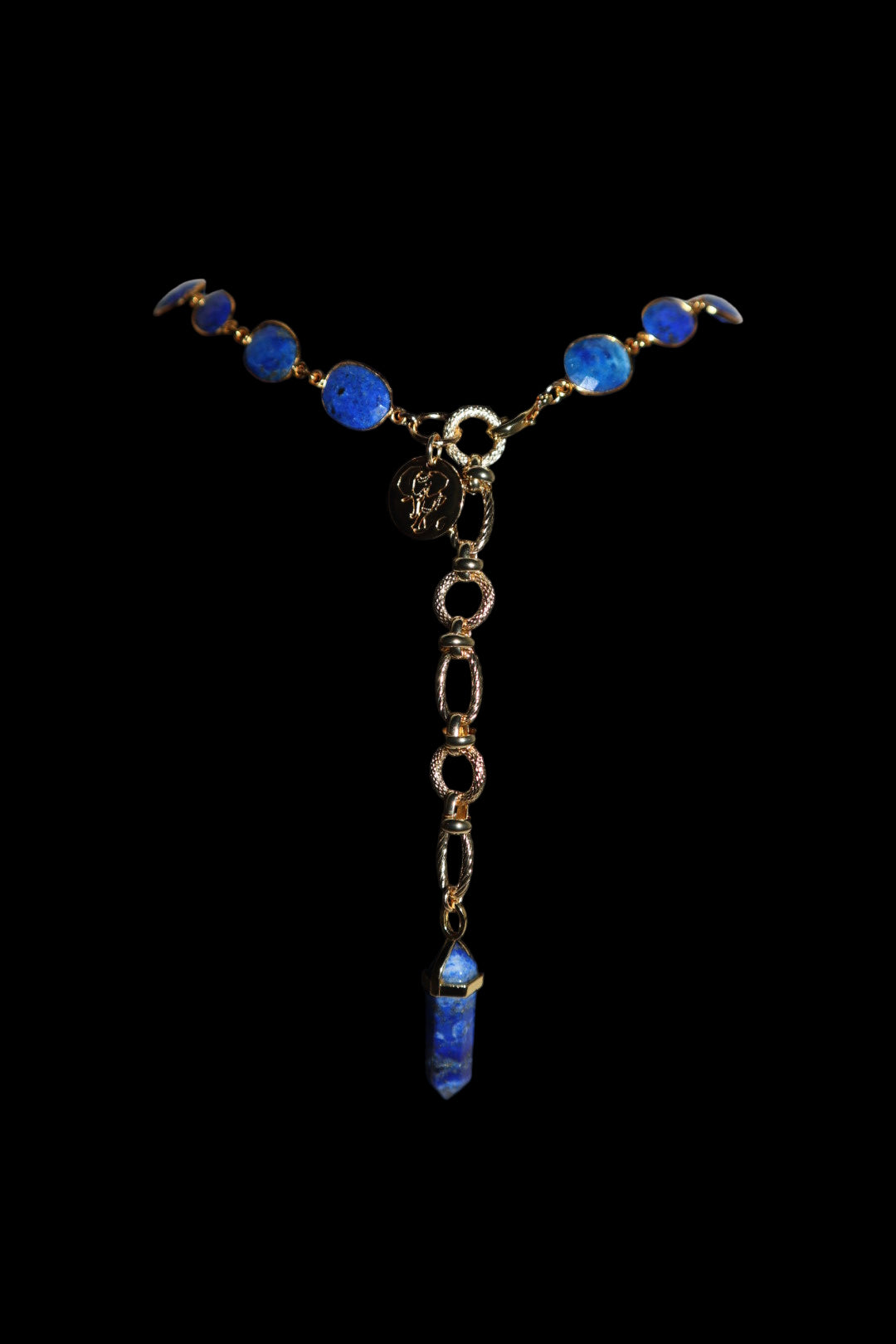 BLUE TEMPLE NECKLACE