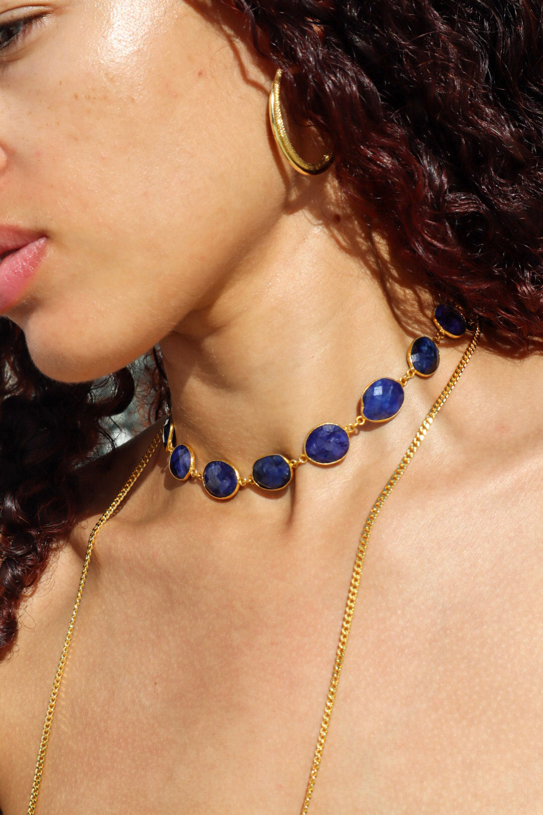 BLUE TEMPLE NECKLACE