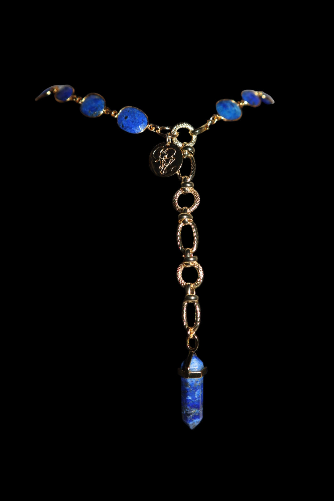 BLUE TEMPLE NECKLACE