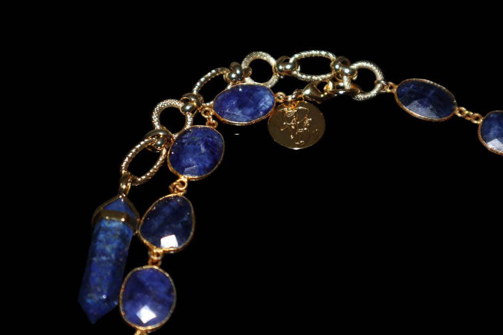 BLUE TEMPLE NECKLACE