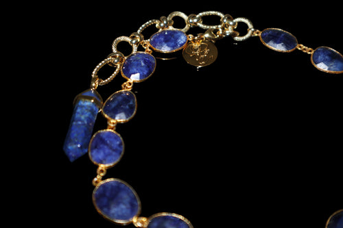 BLUE TEMPLE NECKLACE